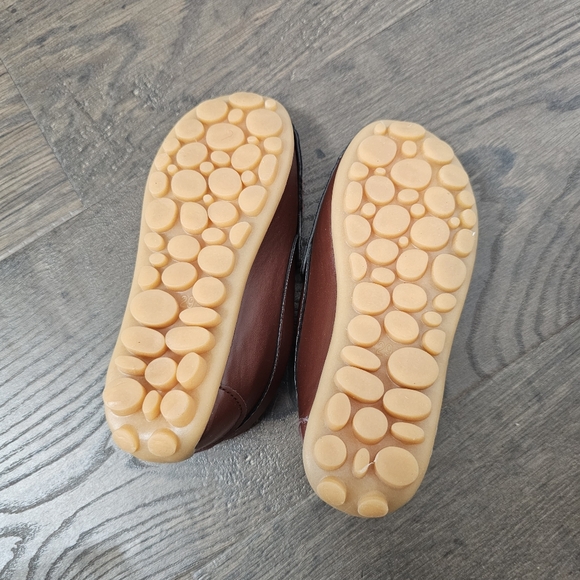 Toddler Boys Brown Vegan Leather Loafers Sz 29 ( 12) - Picture 5 of 6